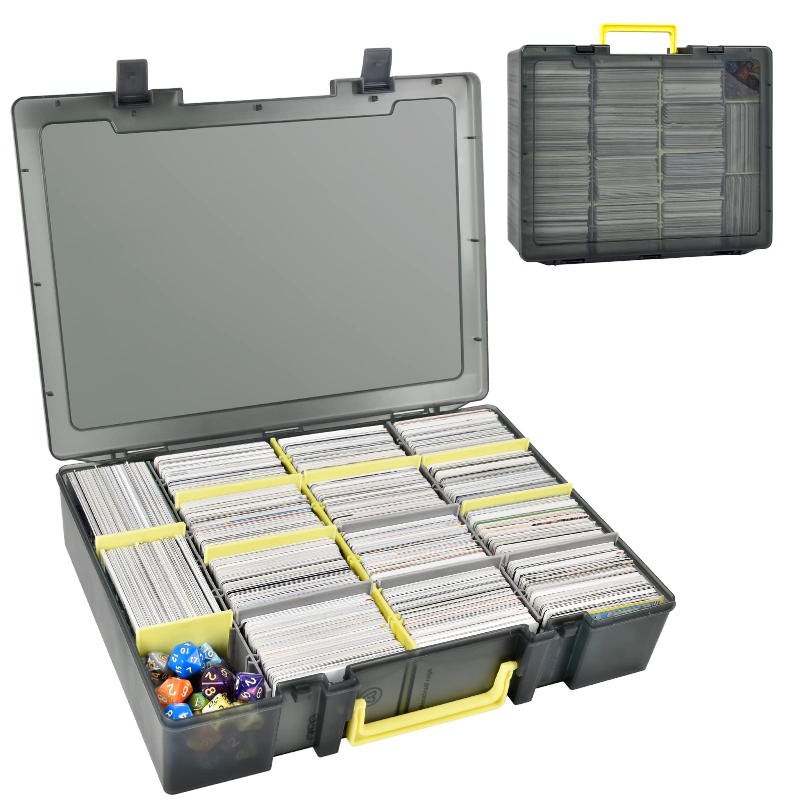 Trading Card Binder - Clear Trading Card Storage Box 2300+