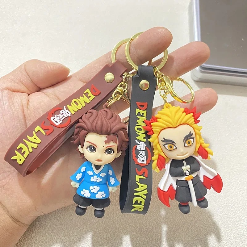 Vinyl Figure Blank - New anime ghost blade keychain charcoal