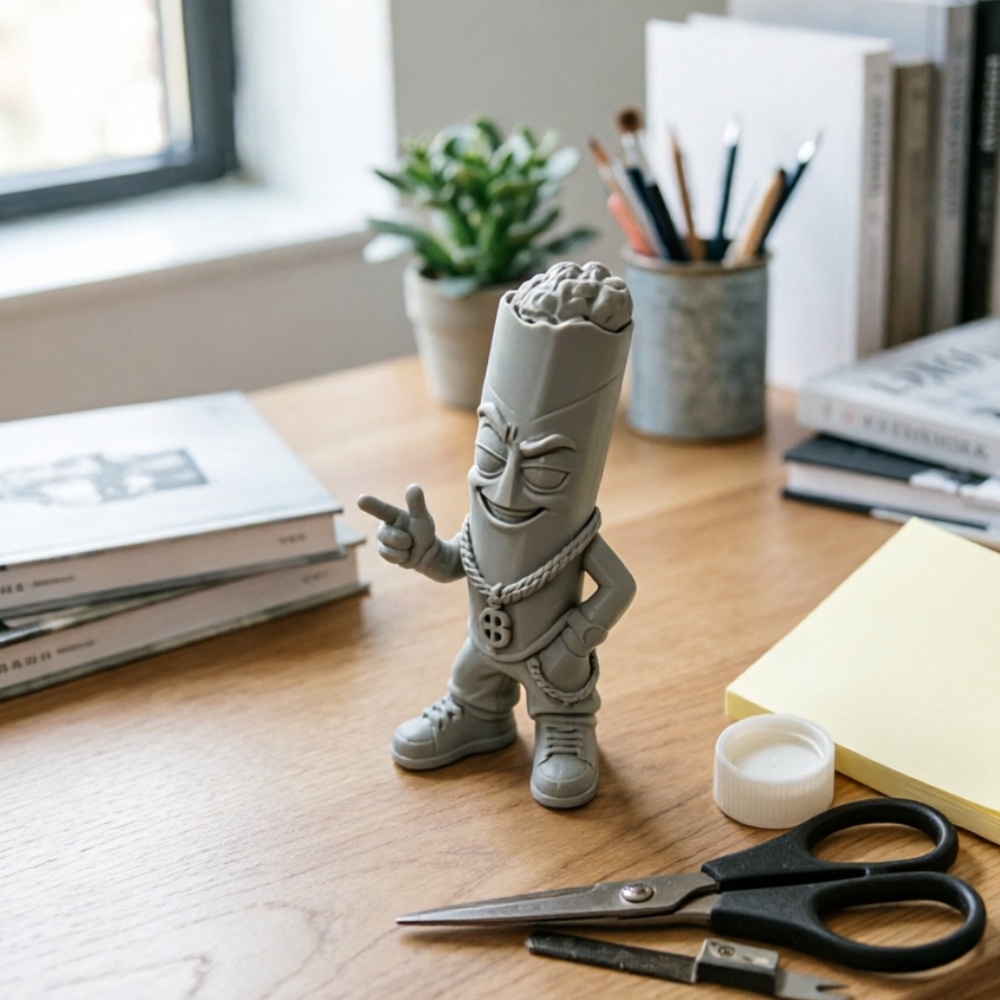 Trendy Grey Plastic Art Figure - Pop Display Shelf review and price