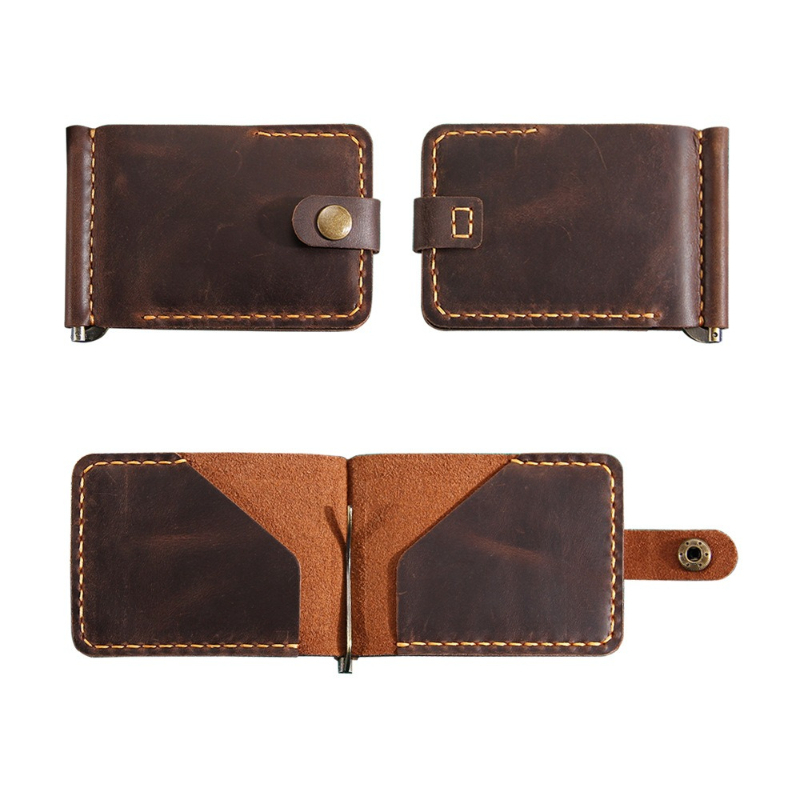 Crazy Horse Leather Money Clip - Card Top Loader review and price