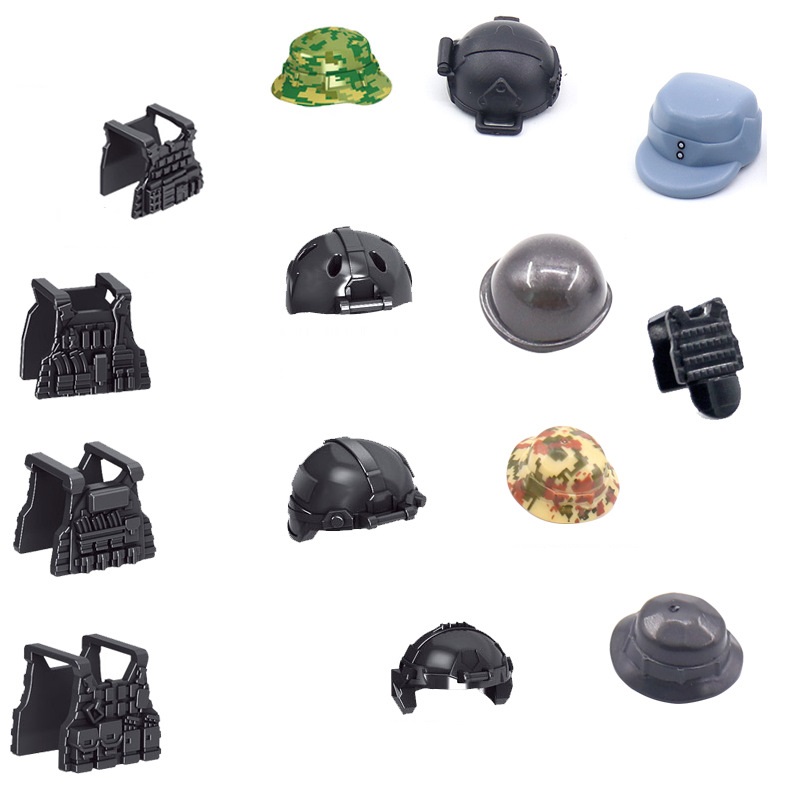 5PCS Soldier Helmet Tactical V - Lego Minifigure Holder review and price