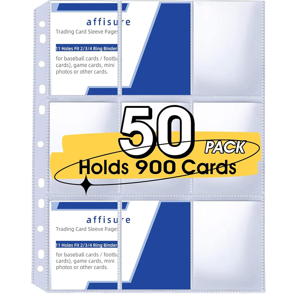50 Pack 9 Pocket Card Sleeves  - Pokemon Binder Card review and price